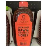 Nates organic raw honey 40 oz