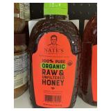 Nates organic raw honey 40 oz