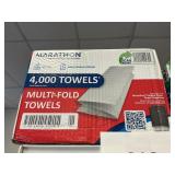Marathon 4,000 towels multi fold towels