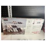 Seville 2-tier shoe utility rack