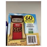 Snyders mini pretzels 60 ct