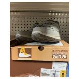 Skechers mens lace up moc toe size 8