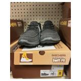 Skechers mens lace up moc toe size 8