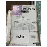 Premium diapers 160ct size 5