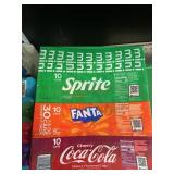 Mini sprite-fanta- cherry coke 30-7.5 oz cans