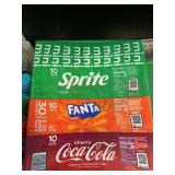 Mini sprite-fanta- cherry coke 30-7.5 oz cans