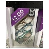 Reading  Glasses +2.00 style 101
