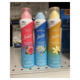 Secret dry spray 3 cans