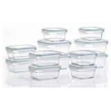 Glasslock 24pcs glass food storage set
