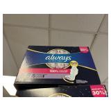 Always ultra thin 72 pads