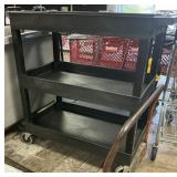 18x30 Black plastic cart