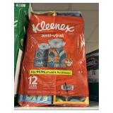 Kleenex anti-viral 12 cube boxes