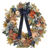 30in Harvest wreath- blue