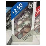Reading  Glasses +2.50 style 100