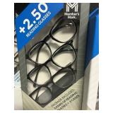 Reading  Glasses +2.50 style 204