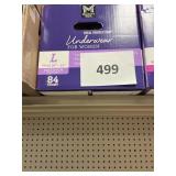 Womens underwear L 84 ct