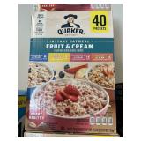 Quaker instant oatmeal 40 packets