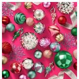 Shatterproof ornament coll 76 ct