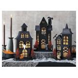 Pre-Lit Haunted Halloween village