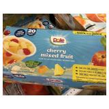 Dole cherry mixed fruit 20 cups