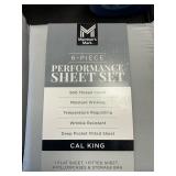 6-pc Performance sheet set cal king 500tc