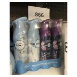 Febreze air mist 4-8.8 oz