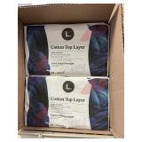 Cotton top layer Xtra long pads 4-24 ct