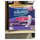 Always discreet plus long 90 pads