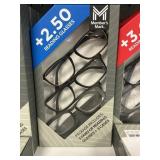 Reading  Glasses +2.50 style 201