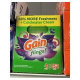 Gain flings 152 pacs