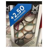 Reading  Glasses +2.50 style 102