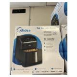 Midea 7.8qt air fryer -used