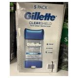Gillette clear shield 5 pack