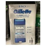Gillette clear shield 5 pack