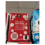 1000 Commercial can liners 10 gal