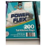 Power Flex tall kitchen bags 200 ct