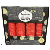 Micro wire lights 240 ct warm white
