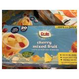 Dole cherry mixed fruit 20 cups