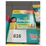 Pampers 164 diapers size 4