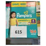 Pampers 164 diapers size 4