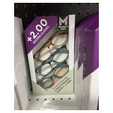Reading  Glasses +2.00 style 101