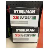 Steelman 25pcs combo 1/4in patch/plug 2 ct