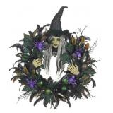 Pre-Lit 26in  wreath