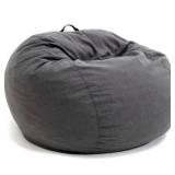 3ft Comfy sack microsuede gray