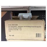 Glasslock 18pcs Baby food storage set