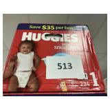 Huggies 234 diapers size 1