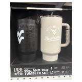 Logo 40oz-30oz   Tumbler set WVU