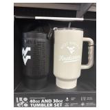 Logo 40oz-30oz   Tumbler set WVU