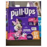 Huggies pull ups 3T-4T 116 ct