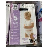 Premium 160 diapers size 5-box has a spill